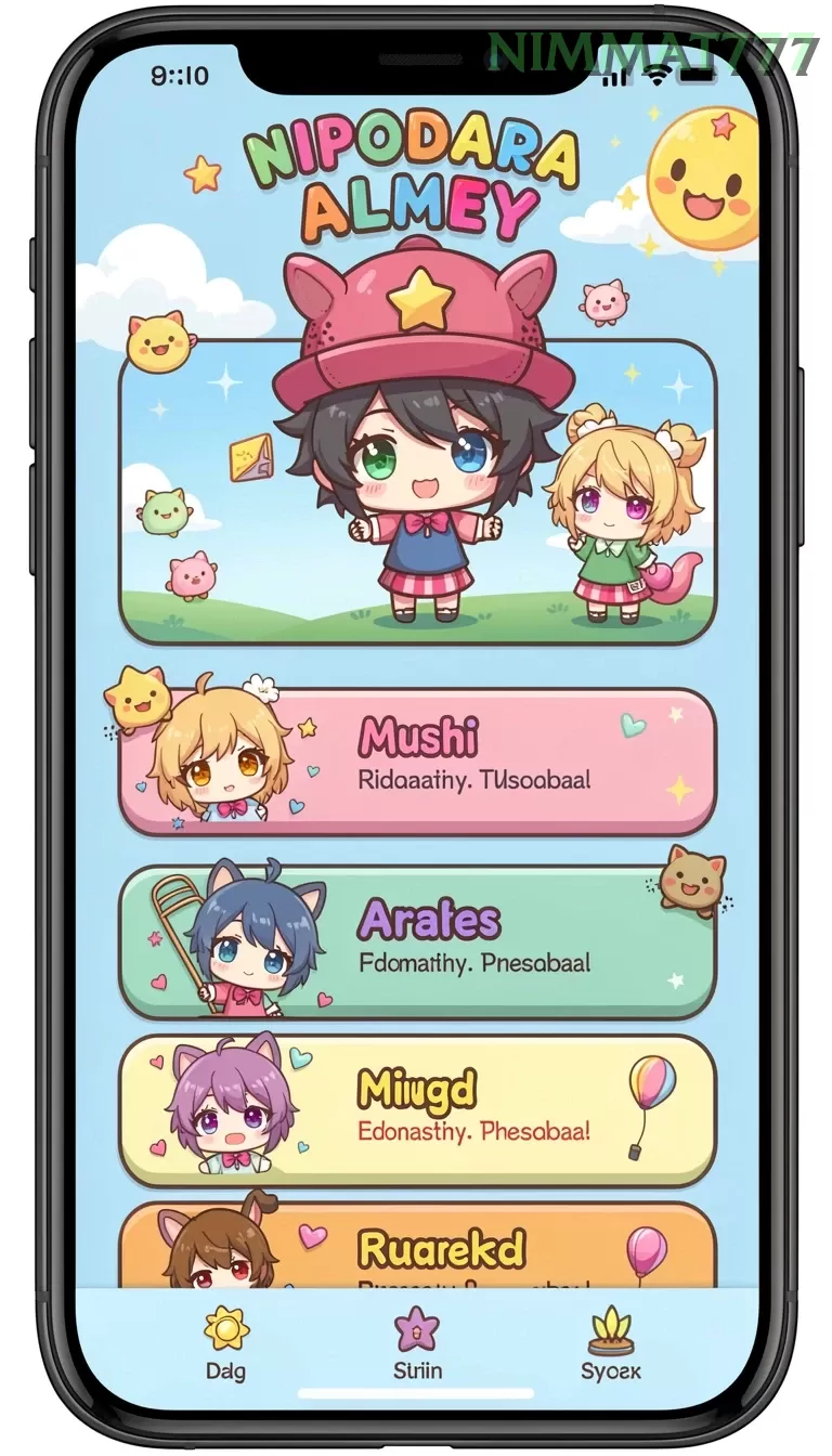 Cuplikan layar GGG888 — menu navigasi